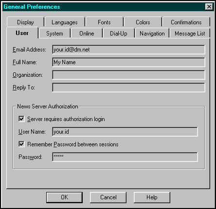 Free Agent Preferences Screen