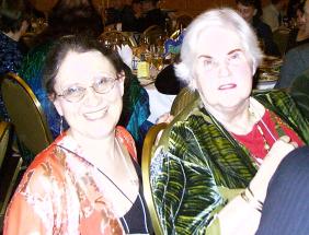 Mary with Anne McCaffrey